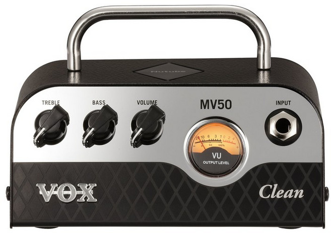 VOX Nutube MV50 Clean 탑재 기타용 초소형 헤드 앰프 놀라운 경량 설계 50W의, -, Clean Type