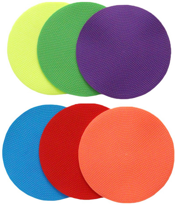 컬러팝 원마커 논슬립 6p, 레인보우, 1세트