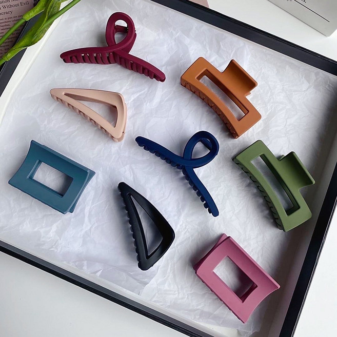 워더미 데일리 베이직 무광 8종 집게핀 세트 Z118