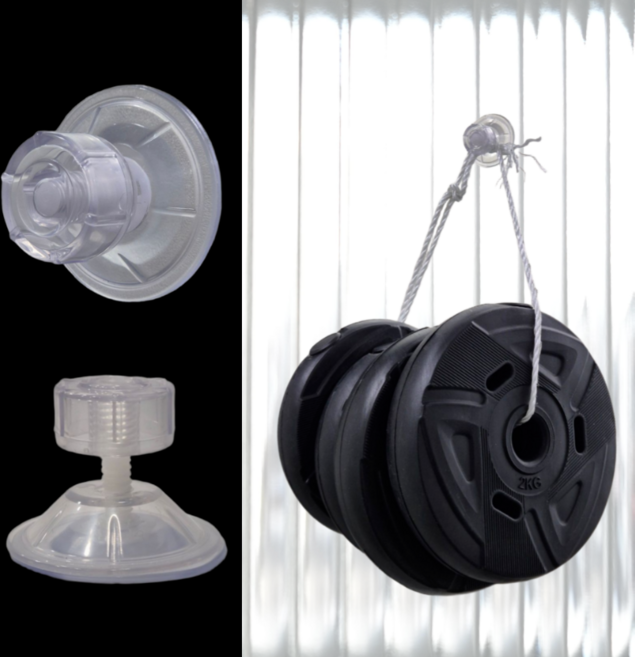 홀리크 홀딕 초강력 흡착 큐방, 3개, 투명