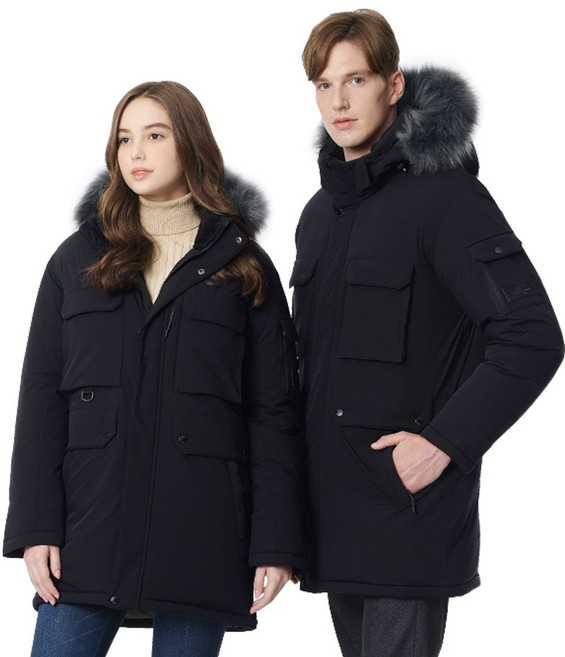 프리미엄 탈부착후드 오리털 다운파카 패딩 SF-4075, SF-4075상의5XL(120), 1개