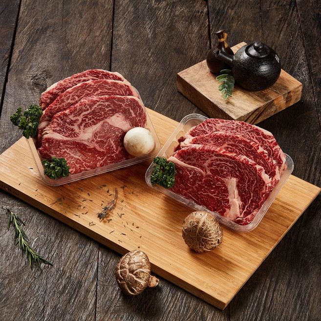 [강원한우] 동해삼척태백축협 등심 1+등급 이상, 1개, 1+등급 300G