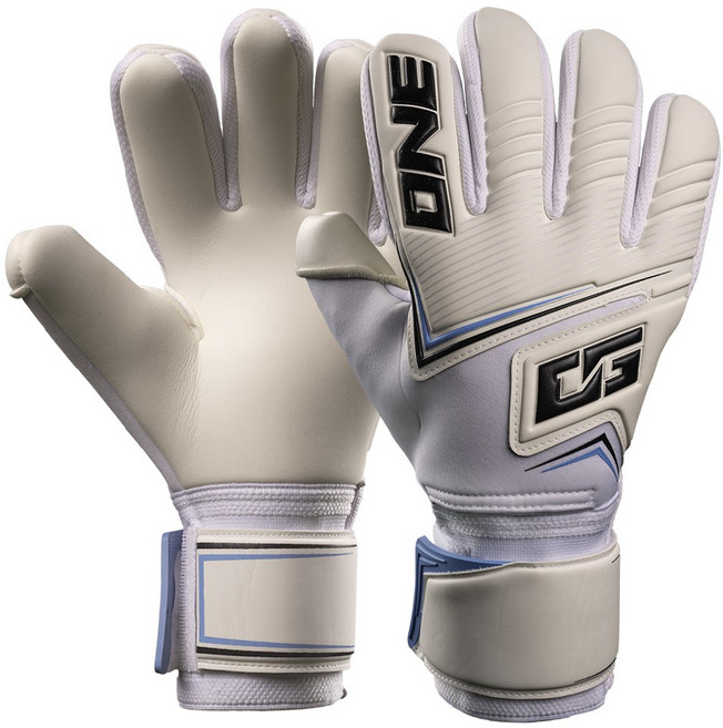 더원 NXT 어드밴스 손가락 보호대-탈부착 골키퍼장갑, 1세트, 화이트