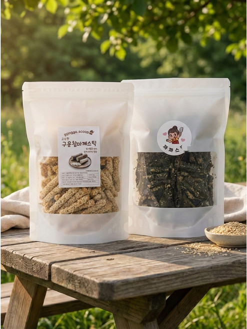 참마깨스틱 참마흑임자스틱 백화점 완판 별미 구워서 만든 한과느낌의 고소한 달콤 바삭 꼬숩, 검은깨참마스틱, 1개