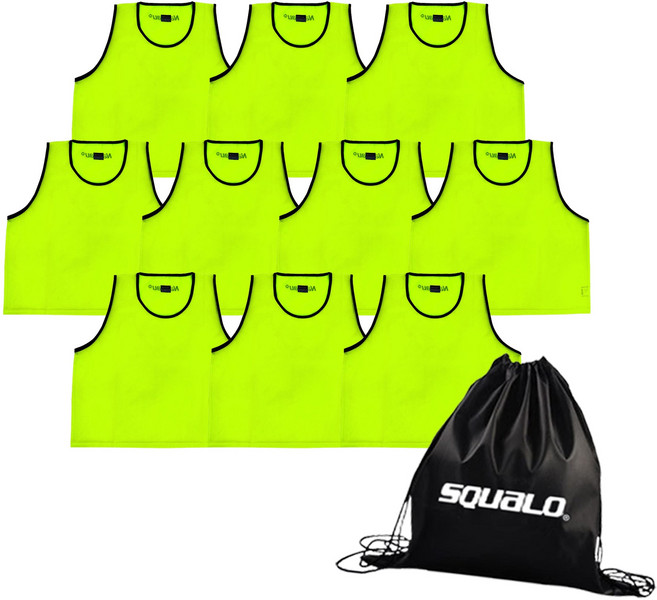 낫소 팀조끼(V) NATVL 9컬러 10개입 SQUALO 파우치 포함 고급형 축구 풋살 농구 배구 스포츠 팀조끼