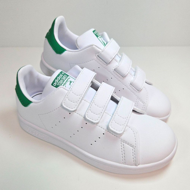 아디다스 스탠스미스 키즈 운동화 발편한 가죽 스니커즈 아동 단화 어린이 신발 양말제공