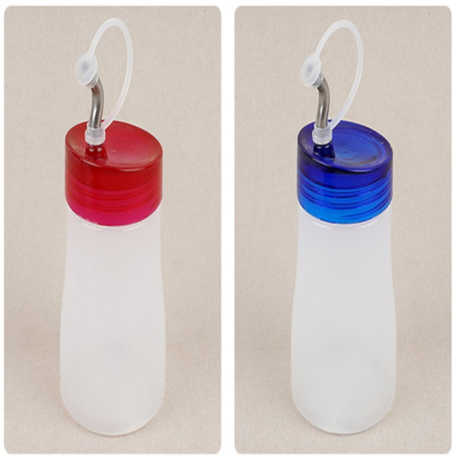 음식점 겨자소스 양념병 업소용 간장 소분용기 다용도 소스통 180ml, 빨강