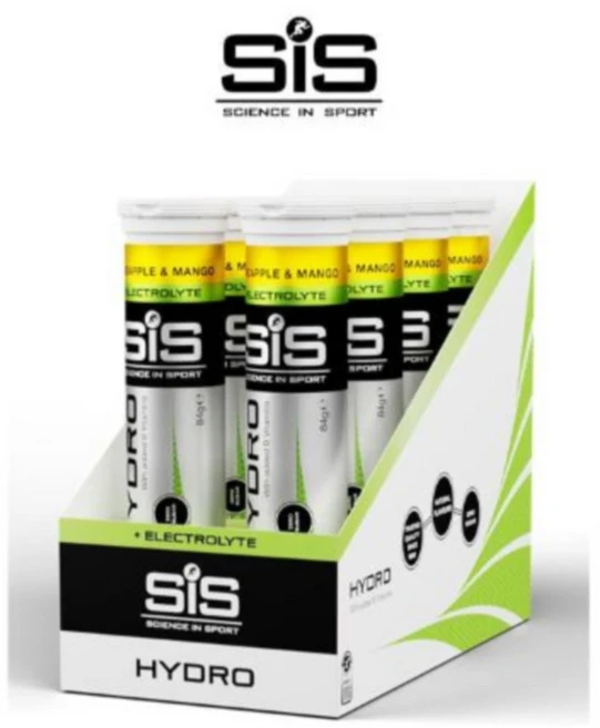 SiS 하이드로 전해질 타블렛 발포 20정 8팩 파인애플 망고 - 쿠팡