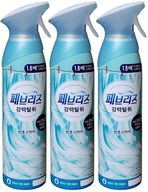 페브리즈 에어 맑은하늘바람 275gx3개 신형 린넨스카이 165g으로 발송, 3개, 275g