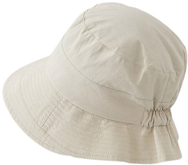 리츠제이 여성 바스락 셔링 버킷햇 밴딩 벙거지 모자