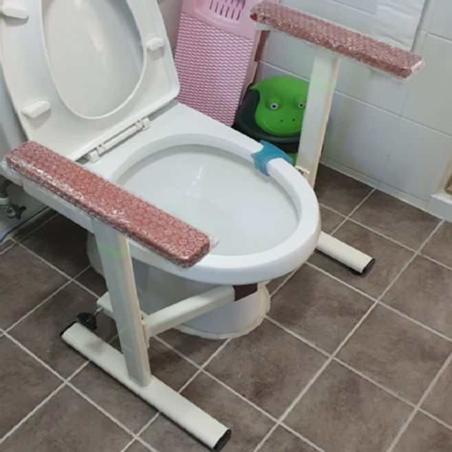 국산 케어핸들-2 화장실 변기 안전손잡이 안전바 지지대 보조손잡이 노인 장기요양 보험 복지용구 실버용품 요양등급 어르신용품, 노인장기요양등급 할인구매(본인부담금 9%), 1개