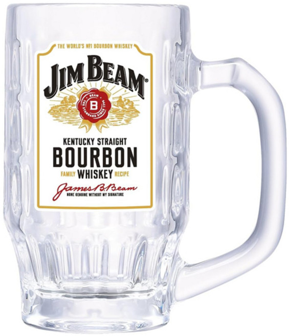 산토리 짐빔(JIM BEAM) 하이볼맥주잔 380ml 1개
