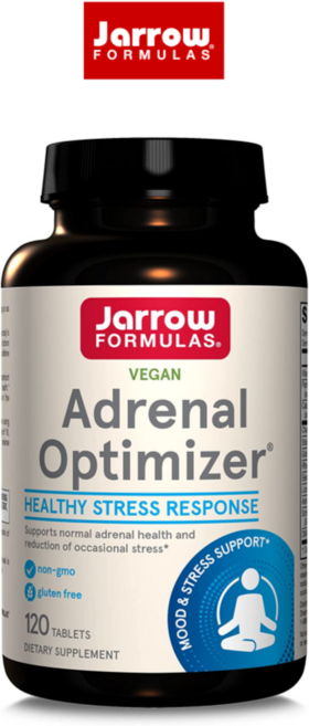 자로우 아드레날옵티마이저 120정 Jarrow Adrenal 아답토젠 판토텐산 아슈와간다, 1개