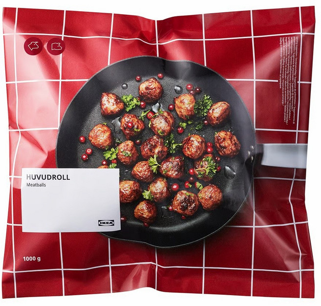 이케아 미트볼 1kg 아이스 포장, 1개