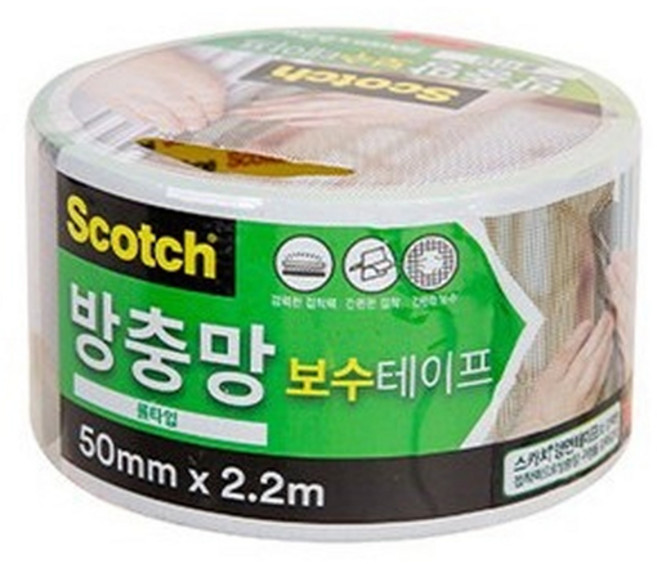 쓰리엠 스카치 방충망 사계절 보수 테이프 롤타입 경제형, 4개