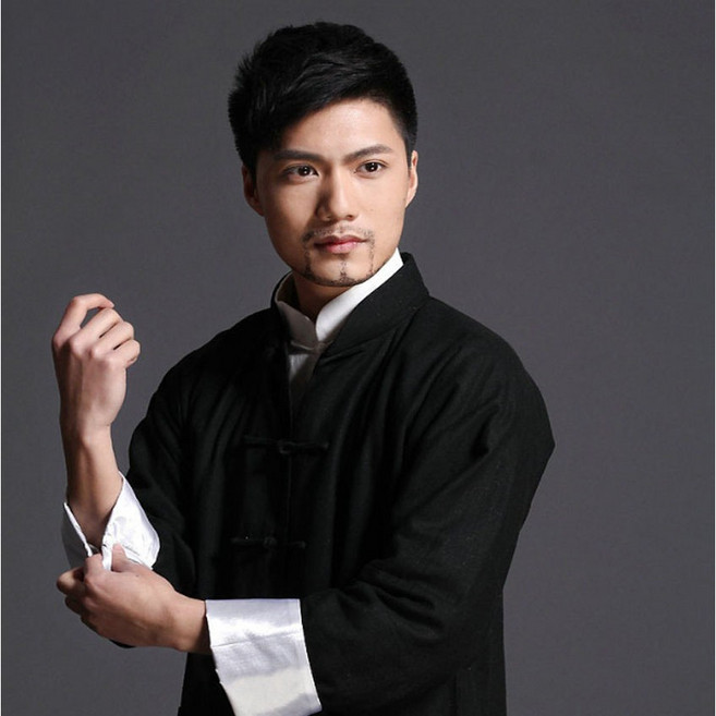 廣隆 李小龍 葉問 詠春 太極拳 武術功夫衫 棉麻布 唐裝 舒適透氣