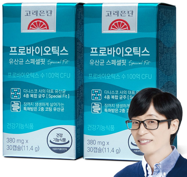 고려은단 프로바이오틱스 스페셜핏 100억 유산균 11.4g, 30정, 2개