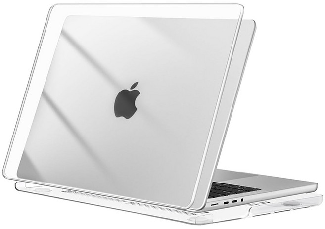 MOSISO MacBook Pro 14인치 2026 A3434 A2442 용 노트북 케이스, 투명한