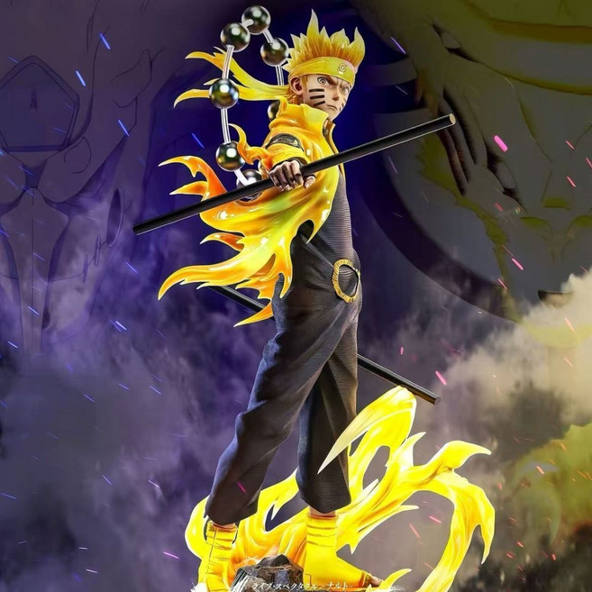 나루토 우치하 사스케 육도모드 피규어, 1세트