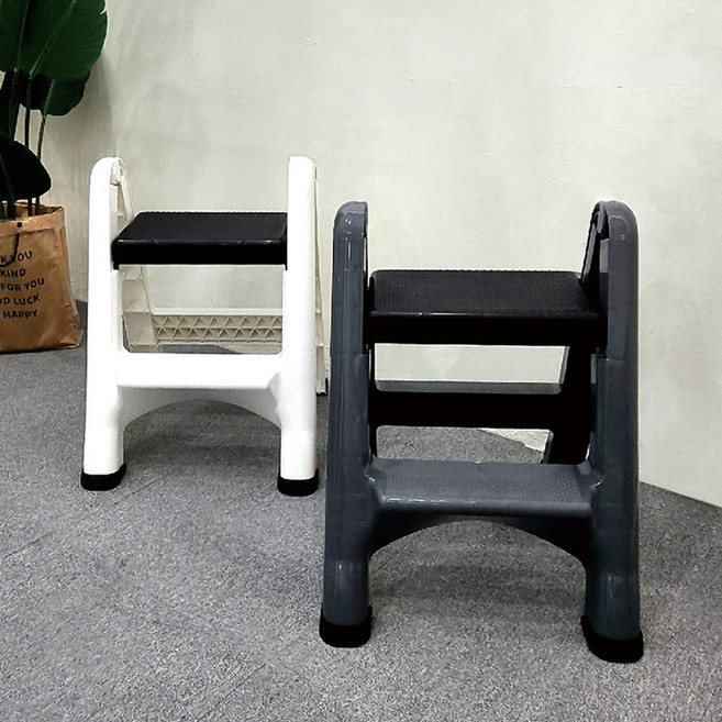 폴딩 2단 사다리 가정용사다리 A형사다리, 화이트, 1개