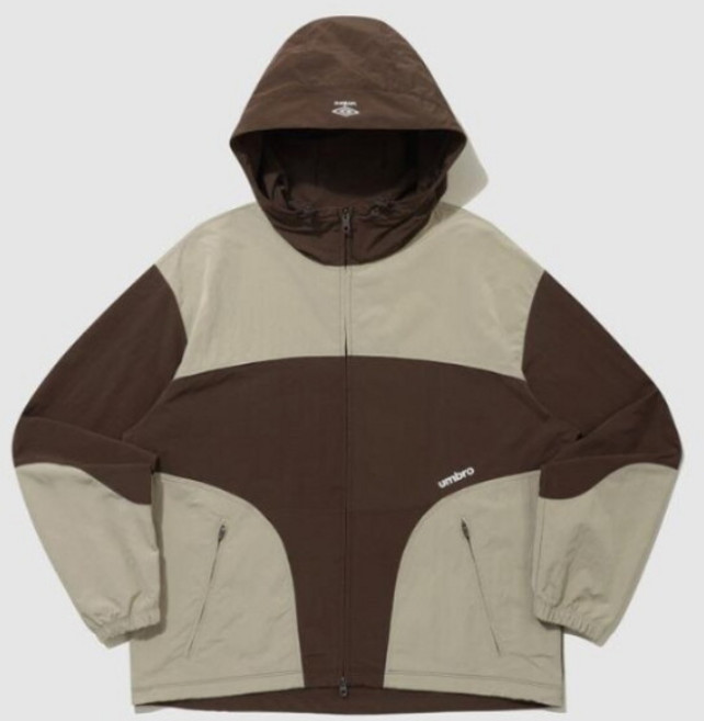 [엄브로] 바람막이 LQC UQ123CJK12-BRW 웨이파인더 배색 후드형 바람막이 자켓 / BROWN