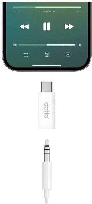 삼성 갤럭시노트 10/20 플러스 울트라 C타입 to 3.5mm 오디오 이어폰 변환 젠더, 1개, 33mm