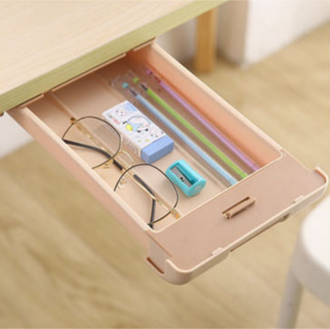 숍플랙스 부착식 서랍 3종, 핑크