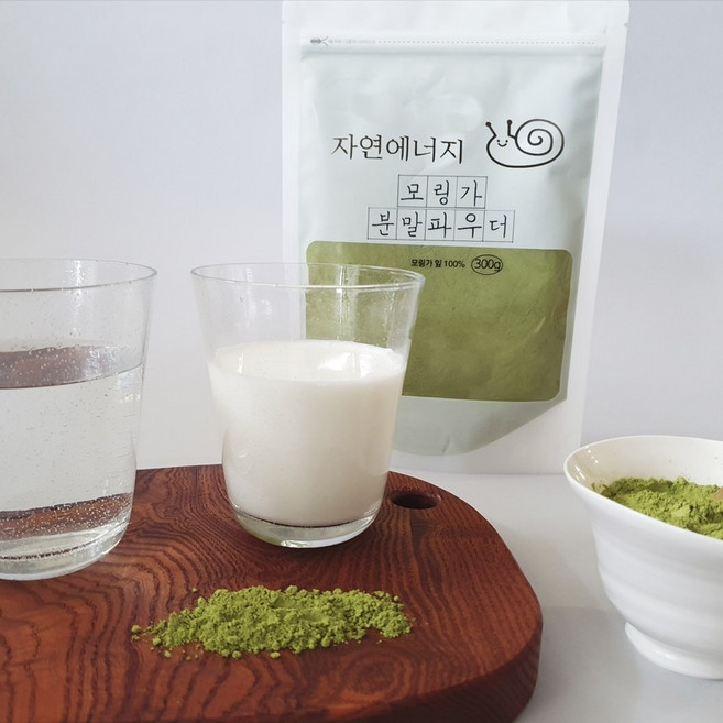 자연에너지 100% 인도네시아산 모링가분말파우더, 4개, 300g