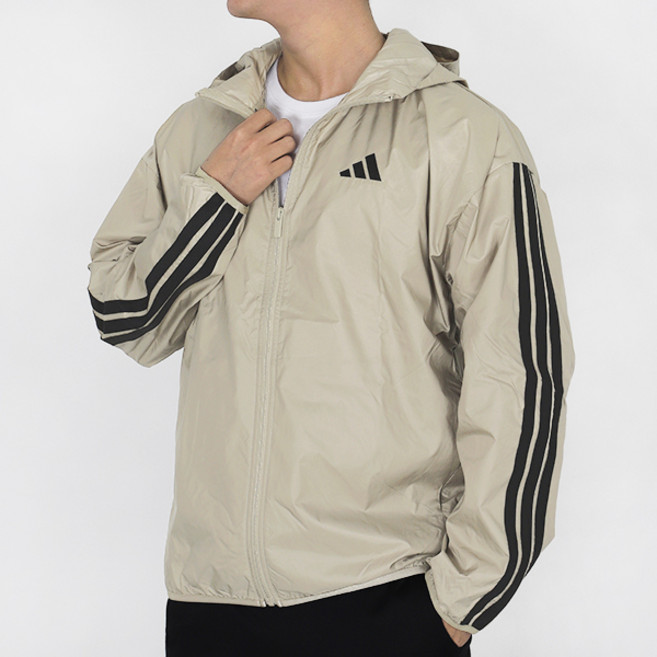 아디다스 스포츠바람막이 3-스트라이프 윈드브레이커 재킷