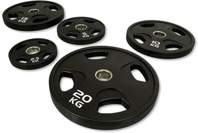 P4폴리 중량원판 2.5kg I 바벨원판 역기, 1개