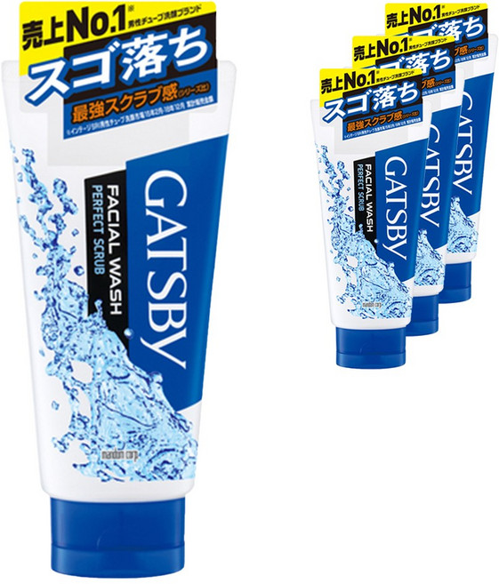 갸스비 페이셜 워시 퍼펙트 스크럽, 130g, 4개