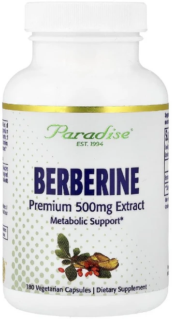파라다이스 허브 베르베린 500mg 베지 캡슐 180정, 1개 - 쿠팡