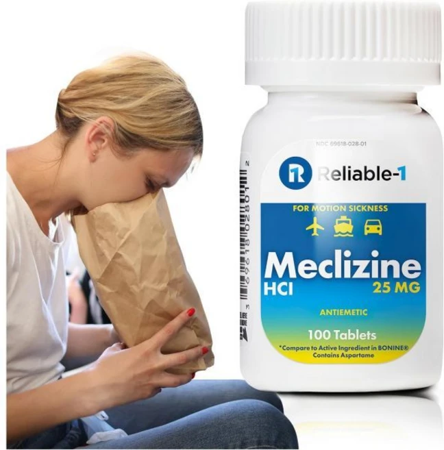 리라이어블 연구소 메클리진 정 미주 출고 Reliable1 Laboraries, 25 MG, 100 Count (Pack of 1), 1개, 100정 - 쿠팡