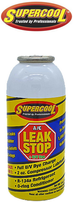 SUPERCOOL 수퍼쿨 차량용 냉매누설차단제 STOPA LEAKSTOP 슈퍼쿨 리크스탑 에어컨 리크스톱, 1개