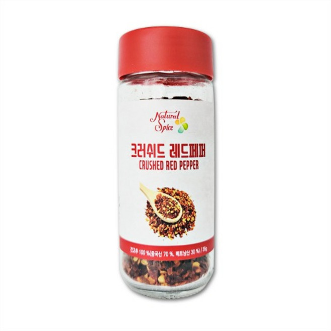 크러쉬드 레드페퍼 40g 고춧가루 매운 향신료, 35g, 1개
