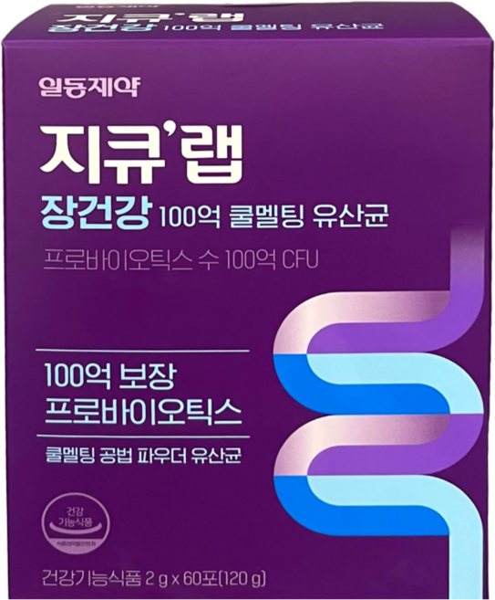 지큐랩 장건강 100억 쿨멜팅 유산균 60p, 120g, 1개