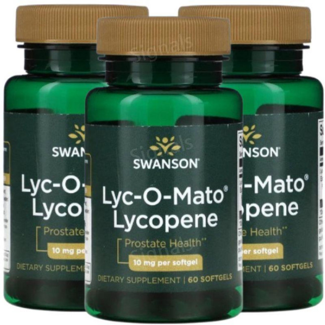 스완슨 Lyc-O-Mato 라이코펜 리코펜 10mg 60소프트젤 3개 Lycopene
