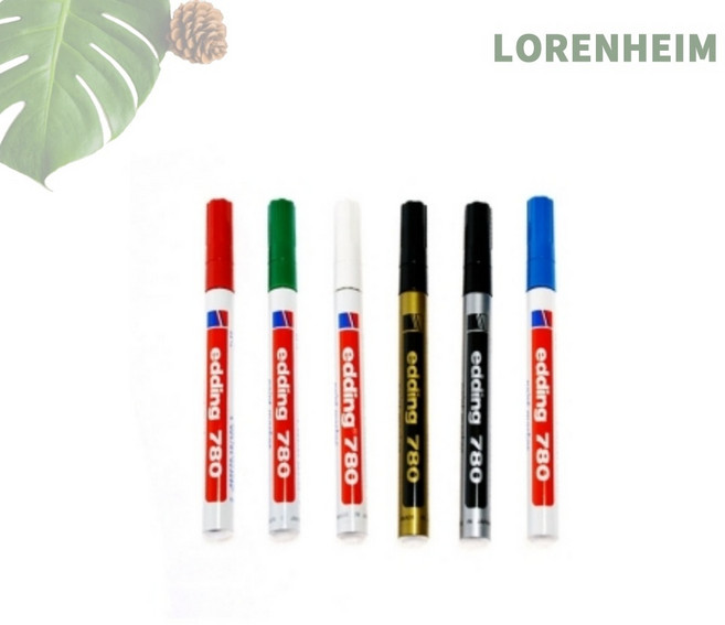 [에딩펜] 780 페인트마카 적색 0.8mm - 개 (1개입)