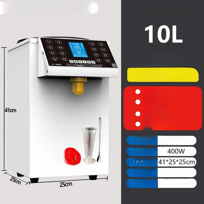 카페 시럽 충진기 음료 배분 용기 분배기 베이직 주입기 초콜렛 액상과당 소분기, 10L 고정밀 LCD 석류막힘 방지 B, 1개