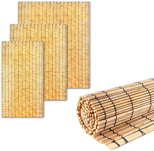 천연 고급 갈대발 모음 ( 베란다 울타리 펜스 먼지차단 햇빛 가림막 여름 통풍 대나무발 정원 홈포차 주점 인테리어 소품 )