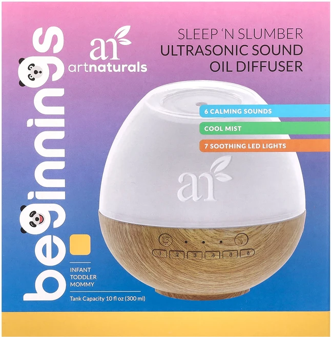 artnaturals Beginnings Sleep 'N Slumber 초음파 오일 디퓨저 디퓨저 1개, artnaturalsBeginningsSleepNSlu - 쿠팡