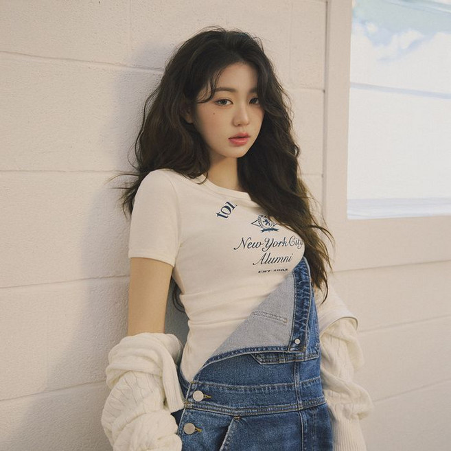 타미힐피거 크레스트 링거 티셔츠 (T32F1TTO37TWT1YBH)