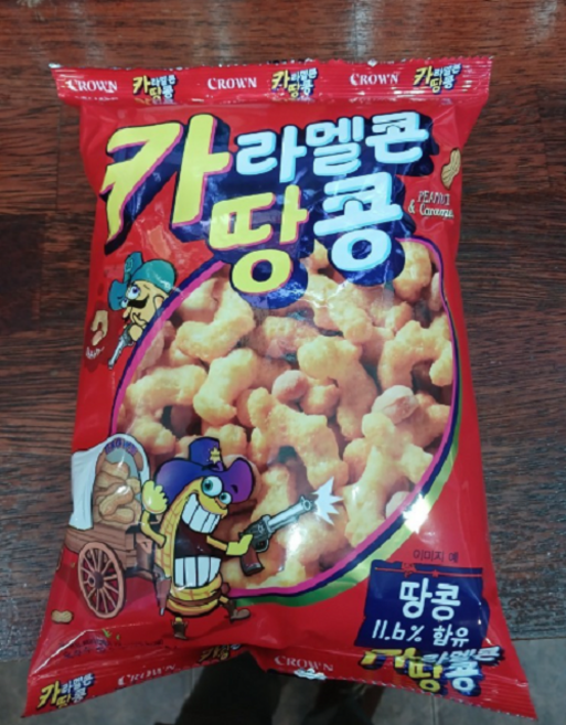 카라멜콘 땅콩, 72g, 3개