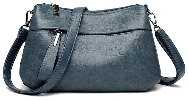 리치모리 스퀘어 가죽 크로스백