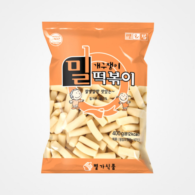 [별가식품] 개구쟁이 밀떡볶이 400g 1개