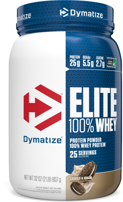 Dymatize ELITE乳清蛋白粉, 餅乾和奶油, 1個, 907克