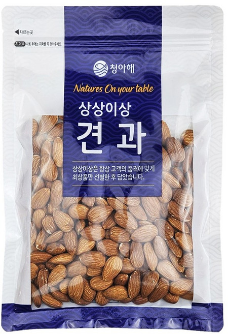 상상이상 무염 구운 아몬드, 1개, 250g