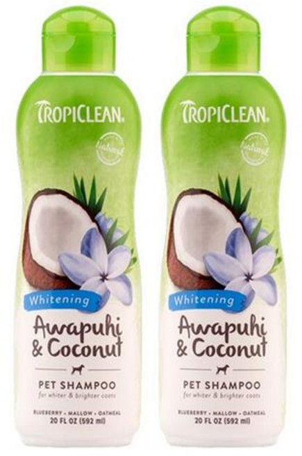 트로피크린 아와푸히 앤 코코넛 샴푸 592ml (20oz) 백모견 화이트닝, 2개