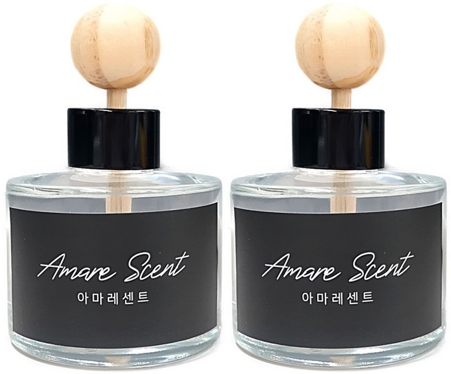 아마레센트 차량용방향제 자동차디퓨저 베이직 120ml, 아카시아, 2개