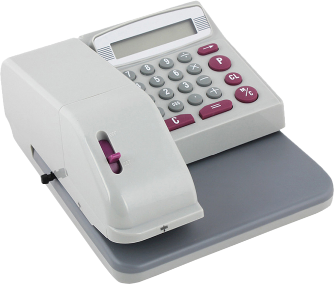 大鼎OA 數字國字兩用 凹凸防偽設計 支票打印機 含稅超商保固一年, 1個, DT-555支票機(機器自帶墨輪), DT-555支票機